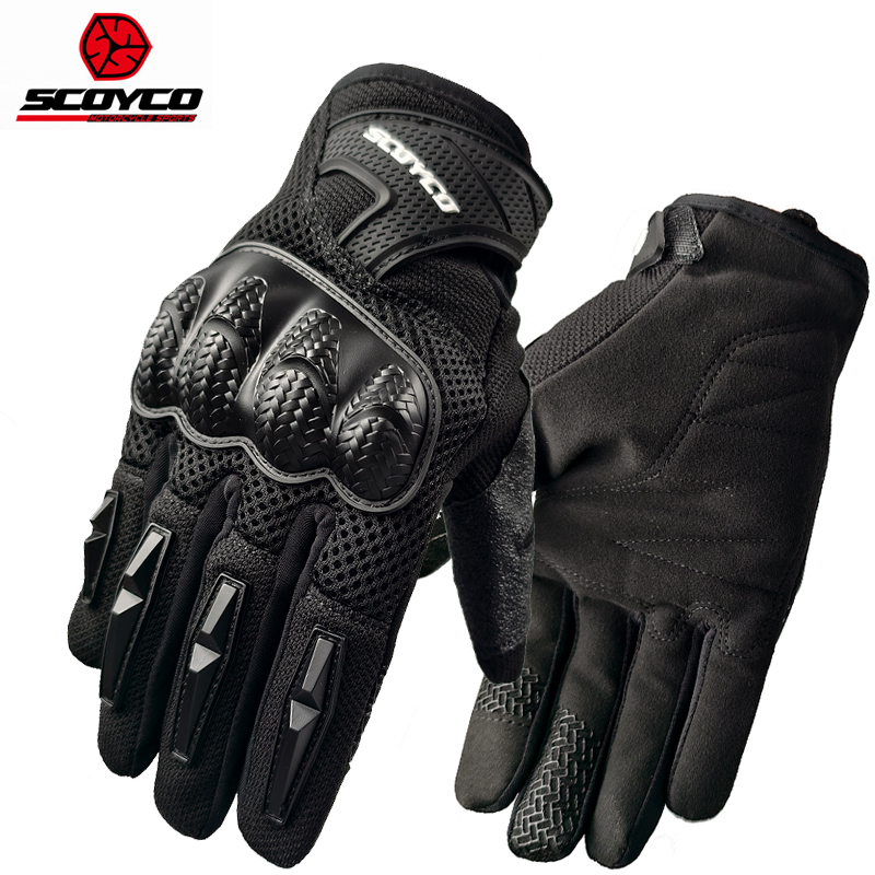 Motorcycle Gear Clearance - Scoyco Motorcycle Riding Gloves Touch Screen
