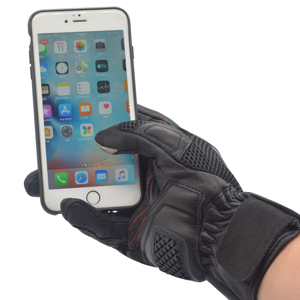 Motorcycle Leather Gloves Blac - Motorcycle Gear Clearance 评论和价格