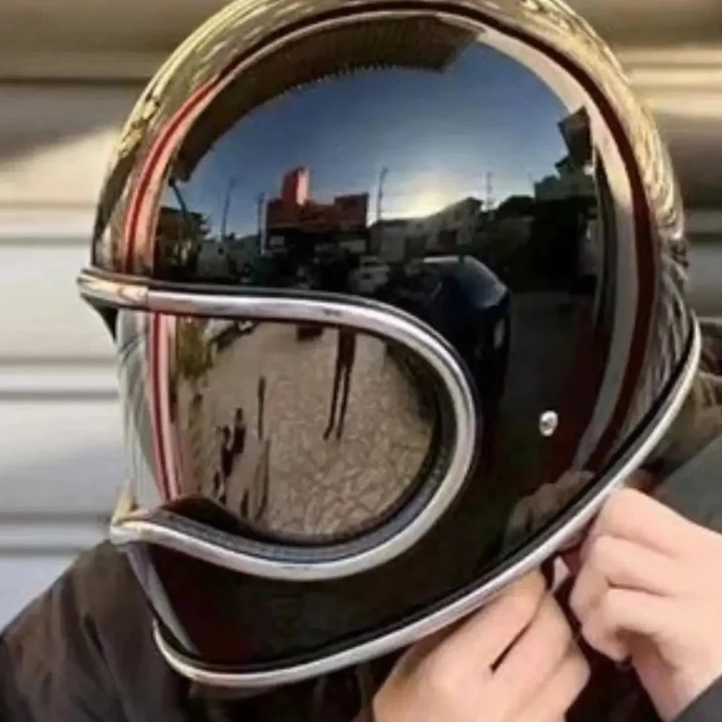Vintage Motorcycle Helmet Japa - Motorcycle Gear Japan 评论和价格
